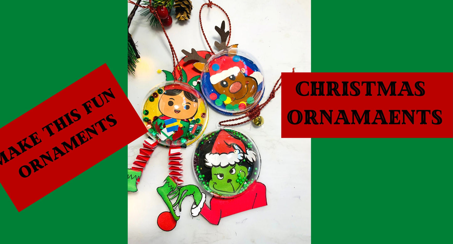 Christmas Ornaments Printable Templates