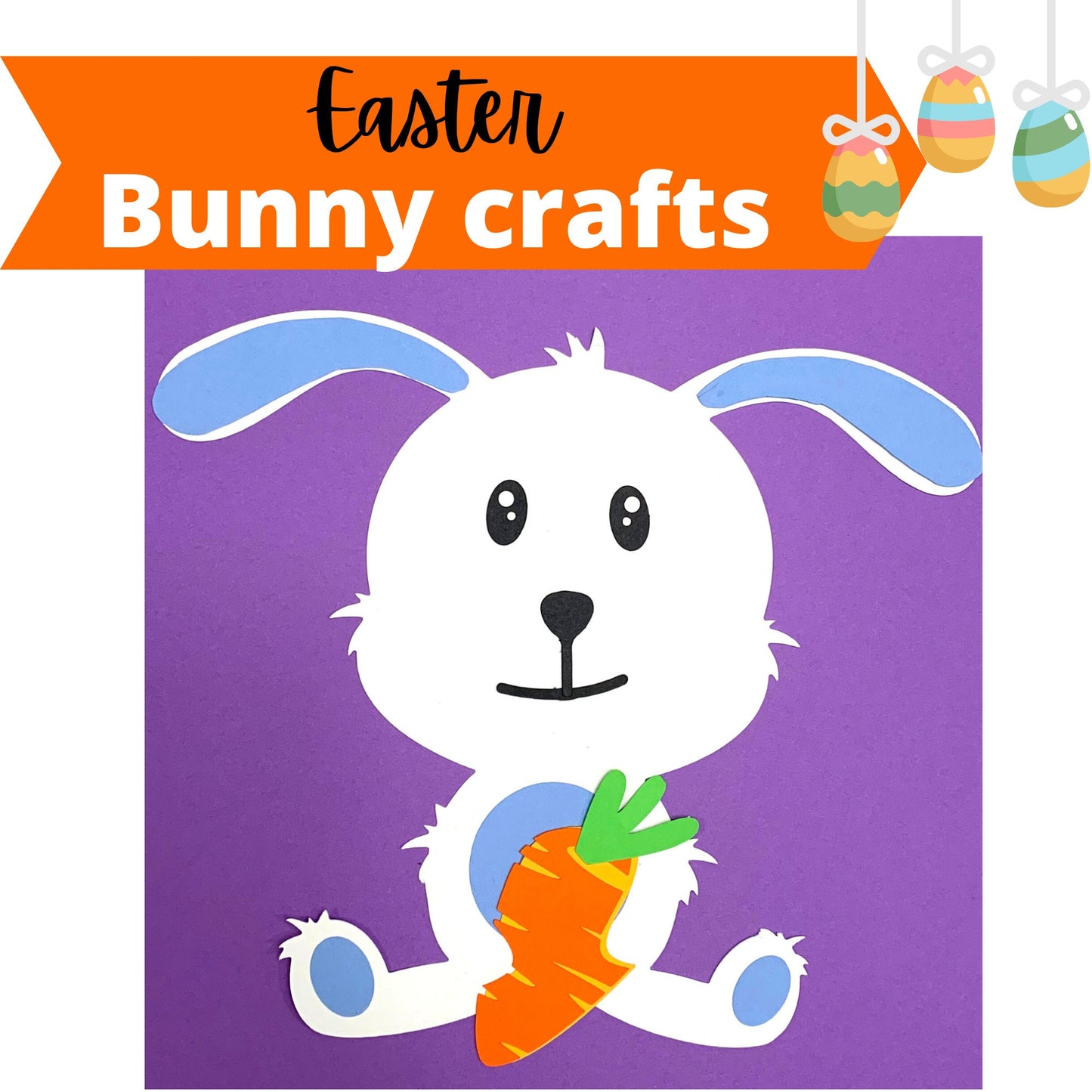 DIY EASTER Bunny Craft Kit| Easter craft Kit| Easter Chick craft| Easter Kids Craft| Paper craft kit| Easter activity for kids | Spring DIY