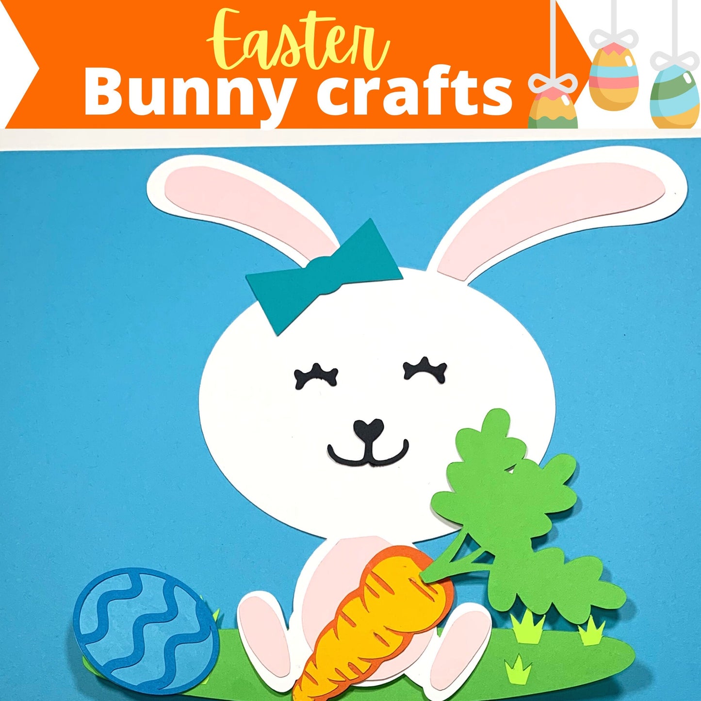 DIY EASTER Bunny Craft Kit| Easter craft Kit| Easter Chick craft| Easter Kids Craft| Paper craft kit| Easter activity for kids | Spring DIY