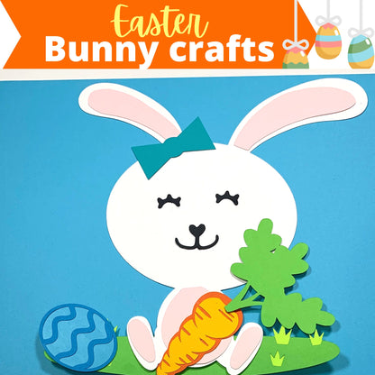 DIY EASTER Bunny Craft Kit| Easter craft Kit| Easter Chick craft| Easter Kids Craft| Paper craft kit| Easter activity for kids | Spring DIY