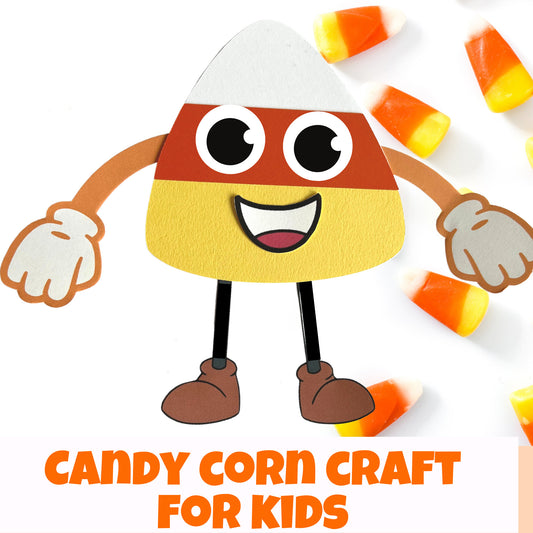 Candy Corn Craft for Kids|Preschool craft| Toddler Craft| DIY kit | Fall craft ideas| Fall activities for kids