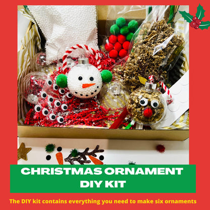 CHRISTMAS Ornament DIY Kit| Snowman & Reindeer Christmas Ornament Craft Kit For Kids| handmade Christmas Kit| Christmas crafts for kids