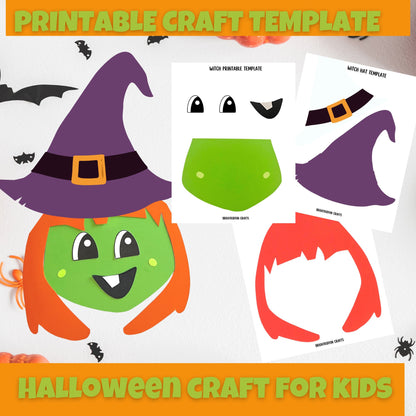 PRINTABLE HALLOWEEN CRAFT Template| Halloween Craft for kids|