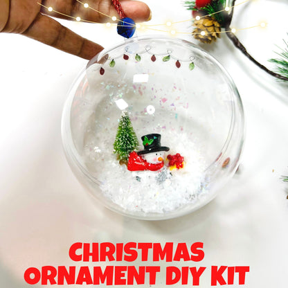 CHRISTMAS Ornament DIY Kit| Christmas Craft Kit| Christmas gifts| Christmas DIY Kit|Christmas snow globe ornament