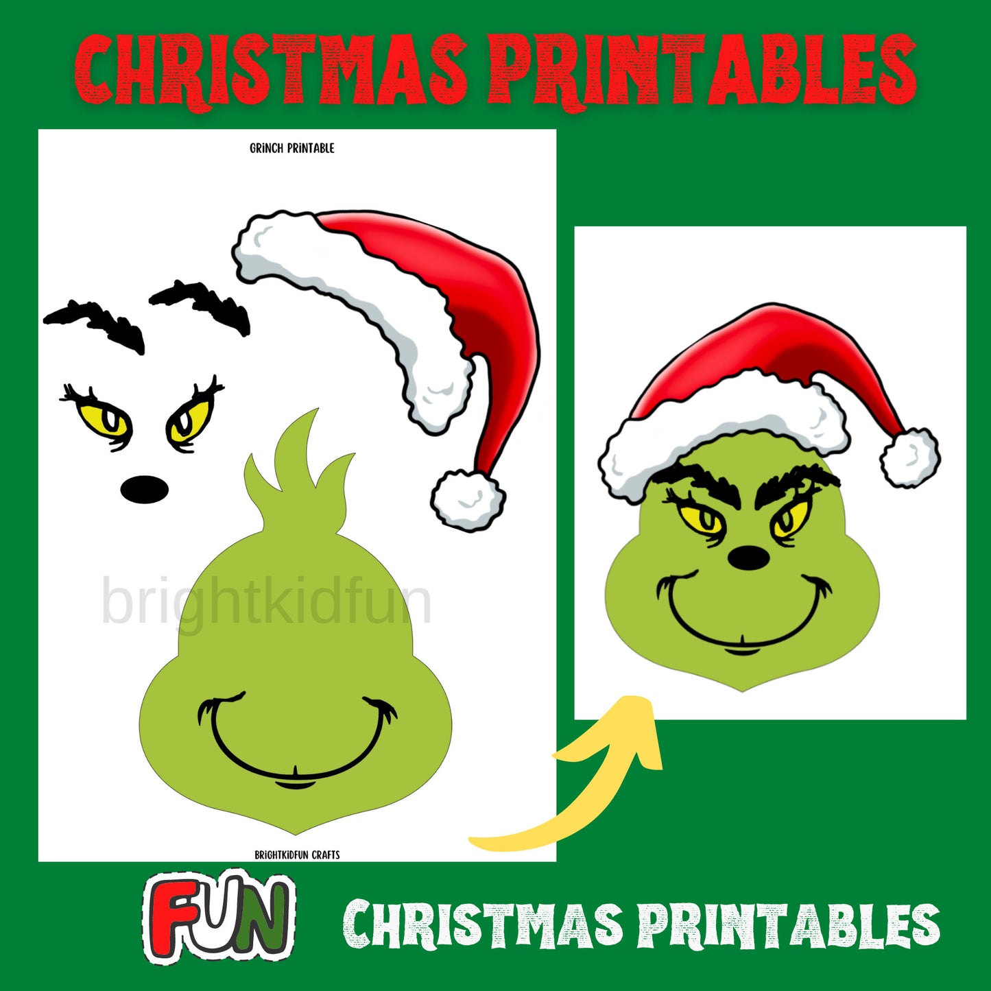 CHRISTMAS PRINTABLE Bundle Pack| Christmas craft for kids | Holiday crafts activities| Holiday decor