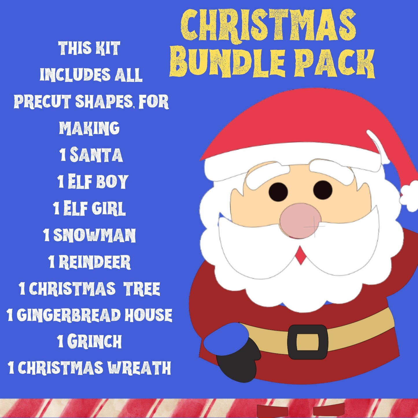 CHRISTMAS ACTIVITY Bundle pack| Holiday Activities for kids| Christmas gift box for Kids| DIY kit for Toddlers| paper crafts