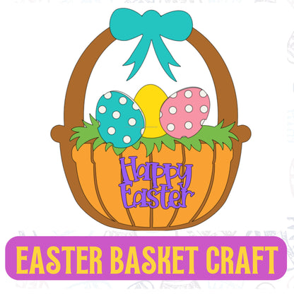 EASTER BASKET CRAFT| Paper Basket Craft kit