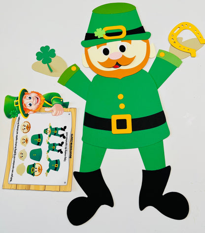 ST. PATRICK’s Day Craft For Kids| Rainbow Paper Craft| Leprechaun Craft kit| St. Patrick’s day wreaths kit