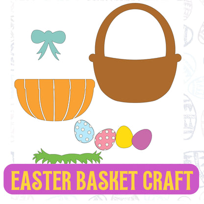 EASTER BASKET CRAFT| Paper Basket Craft kit