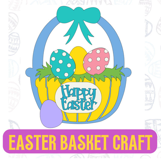 EASTER BASKET CRAFT| Paper Basket Craft kit