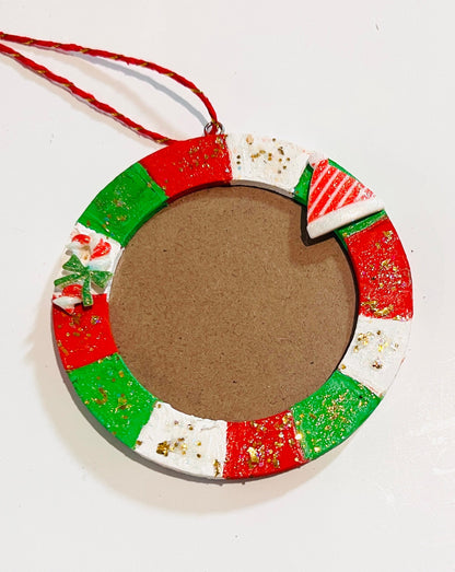 Picture Frame Ornament KIT |DIY Christmas Ornament Kit  | Christmas DIY | Kid'sCraft Kit | Holiday Craft