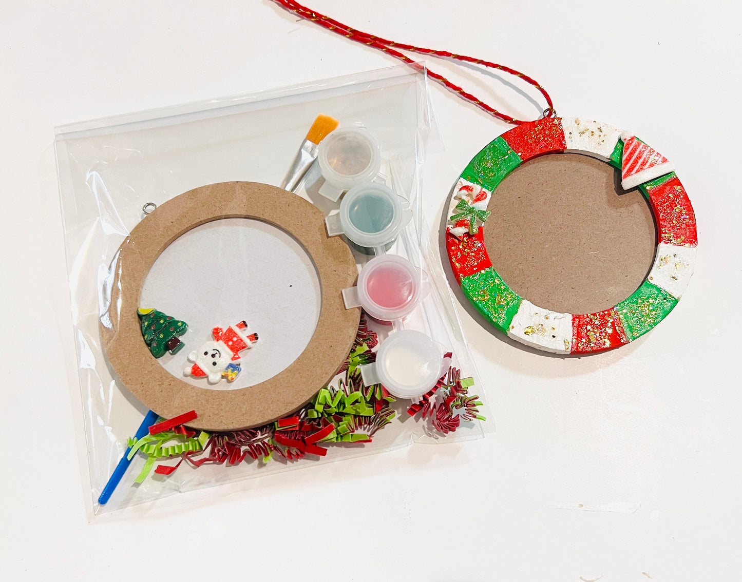 Picture Frame Ornament KIT |DIY Christmas Ornament Kit  | Christmas DIY | Kid'sCraft Kit | Holiday Craft