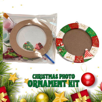 Picture Frame Ornament KIT |DIY Christmas Ornament Kit  | Christmas DIY | Kid'sCraft Kit | Holiday Craft